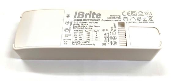 Ibrite CC LED Driver 150-300mA 6-12W – IP20